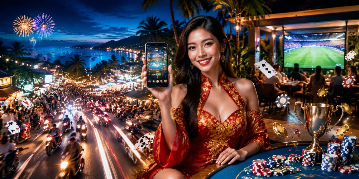 Trò chơi bài neon tại Phú Quốc - Slots và Jackpot vn68